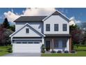 Charming two-story home with a two-car garage and inviting covered entryway at 414 Westmarch Cir, Loganville, GA 30052