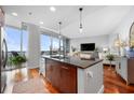 Modern kitchen with stainless steel appliances and granite countertops at 1080 Peachtree Ne St # 3309, Atlanta, GA 30309