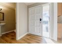 Entryway with half bath and door to exterior at 3312 Northcrest Rd # A, Atlanta, GA 30340