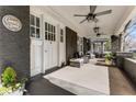 Inviting covered front porch featuring comfortable seating and neighborhood charm in Candler Park at 1316 North Ne Ave, Atlanta, GA 30307