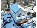 Aerial view of a house under construction in winter at 2486 Jefferson Ter, Atlanta, GA 30344