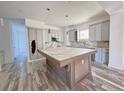 Modern kitchen with large island and marble countertops at 545 Angier Ne Ave, Atlanta, GA 30308