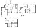 Three floors showing overall home layout at 4620 Hardwick Ct, Suwanee, GA 30024