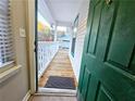 Private balcony with wood decking accessible from interior at 3526 Shepherds Path # 1, Decatur, GA 30034