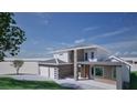 Modern two-story home with stone and wood siding at 1173 Veltre Sw Cir, Atlanta, GA 30311