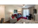 Open concept living room and kitchen with granite countertops at 547 Granville Ct, Atlanta, GA 30328