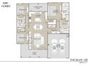 Open floor plan featuring 3 bedrooms, 2.5 bathrooms, and a 2-car garage at 8981 Callaway Dr, Winston, GA 30187