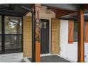 Modern front door with updated house numbers and landscaping at 1934 Pinedale Pl, Decatur, GA 30032