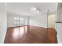 Spacious living room featuring hardwood floors at 2211 Westchester Rdg, Atlanta, GA 30329