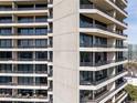 A close up of the condominium building showing a large number of balconies at 2660 Peachtree Nw Rd # 25H, Atlanta, GA 30305