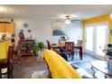 Bright dining room with hardwood floors and access to a patio at 3756 Harvest Dr, Atlanta, GA 30034