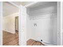 Bright laundry room with closet storage and washer and dryer hookups at 2318 Ousley Ct, Decatur, GA 30032