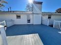 View of a spacious back deck, perfect for outdoor gatherings and relaxation with a beautiful day at 4 Crestwood Rd, Cartersville, GA 30121