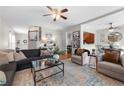 Spacious living room with comfortable seating, stylish decor, an open floor plan, and plenty of natural light at 5800 Oakdale Se Rd # 165, Mableton, GA 30126