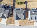 Top-down view of a house and surrounding properties at 3443 Summerlin Pkwy, Lithia Springs, GA 30122