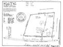A detailed land survey showing property lines, acreage, and the location of the residence at 8587 Cumming Hwy, Canton, GA 30115