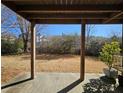 Covered patio overlooking the backyard at 3974 Stillwater Dr, Duluth, GA 30096