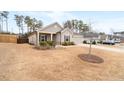 Charming single-story home with a manicured lawn, complemented by a driveway and other houses in the background at 3695 Townley Ln, Cumming, GA 30040