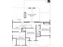 Upstairs floor plan with loft, bedrooms, and bonus room option at 6851 Phillips Mill Rd, Douglasville, GA 30135