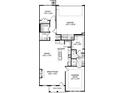 Detailed floor plan showcasing the layout of the home's first floor at 405 Nettle Ct, Woodstock, GA 30188