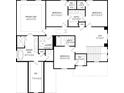 Detailed second-floor plan featuring bedrooms, bathrooms, laundry room, and loft area at 679 Crest Line Trl, Powder Springs, GA 30127