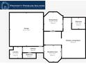 Main floor plan showcasing living room, kitchen, and dining areas at 5789 Star Flower Dr, Ellenwood, GA 30294