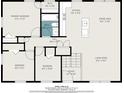 1466 sq ft floor plan, 3 bedrooms, and 1 bath at 942 Azalea Cir, Marietta, GA 30062