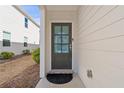Close-up of the front door, showcasing a charming entryway detail at 2881 Grandin Way, Marietta, GA 30008