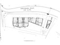 This property site plan shows the arrangement of units and roadways at 00 Kingsboro Rd # 1, Atlanta, GA 30326