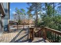 Deck with wooded views and distant home views at 3391 Johnson Ferry Rd, Roswell, GA 30075