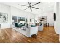 Bright living room with high ceilings, floor-to-ceiling windows, and stylish decor at 727 Berkeley Nw Ave, Atlanta, GA 30318