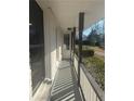A long, enclosed front porch welcomes you, with its fresh white brick and dark trim at 536 Joann Ave, Austell, GA 30168