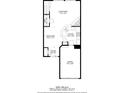 Detailed floor plan showcasing the layout of the first and second floors of the townhome at 295 Kigian Trl, Woodstock, GA 30188