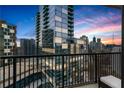 Enjoy breathtaking city views from this condo's private balcony, perfect for relaxing or entertaining at 1080 Peachtree Ne St # 2006, Atlanta, GA 30309