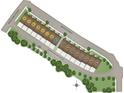 Site plan showing the layout of the community with numbered lots, parking, and street names at 004 White St # 4, Marietta, GA 30060
