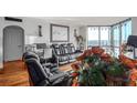 Comfortable living room with sleek furnishings, bright light, and a great view at 2870 Pharr Court S Nw # 2006, Atlanta, GA 30305
