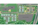 A detailed community map showing lot numbers and street names at 5003 Hartwell Pl, Alpharetta, GA 30009