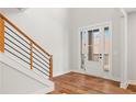 Open foyer with hardwood floors, staircase, and natural light at 3462 Dryden Se Ln, Vinings, GA 30339