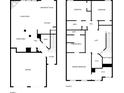 Detailed floorplan showcasing layout of the home including bedrooms and kitchen at 1795 Waterside Nw Dr, Kennesaw, GA 30152