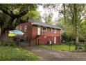 Backyard with a fenced-in patio area perfect for outdoor entertaining and relaxation at 2413 Hillside Ave, Decatur, GA 30032