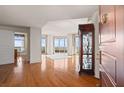 Spacious entry foyer boasts hardwood floors and abundant natural light at 750 Park Ne Ave # 21E, Atlanta, GA 30326