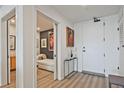 Cozy bedroom with stylish decor and ample natural light at 788 W Marietta Nw St # 913, Atlanta, GA 30318