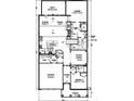 This floor plan features a spacious layout with a large kitchen and an outdoor deck at 866 Lakemont Dr, Canton, GA 30114