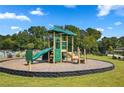 Community playground with a slide and climbing structure, ideal for Gathering fun and outdoor activities at 815 Taurus Dr, Stockbridge, GA 30281