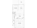 Open-concept first floor plan features a spacious living area, kitchen, dining room and 2-car garage at 2458 Cotton Ln, Douglasville, GA 30135