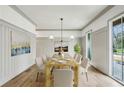 The spacious dining area is filled with natural light, offering an ideal ambiance at 1445 Ashwoody Ne Ct, Atlanta, GA 30319