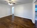 Living room featuring hardwood floors and lots of light at 1641 Pendley Dr, Austell, GA 30168