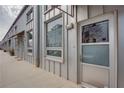 Modern townhome with metal siding and a visible front door at 1661 La France Ne St # 216, Atlanta, GA 30307