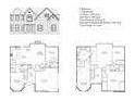 A detailed floor plan of the property showcasing the layout and dimensions at 7260 Bluewater Ln, Douglasville, GA 30135