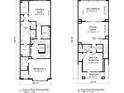 Second and third story floor plan showing bedroom, owner's suite, sky terrace, bonus media, and balcony at 578 Brashy Street, Woodstock, GA 30188